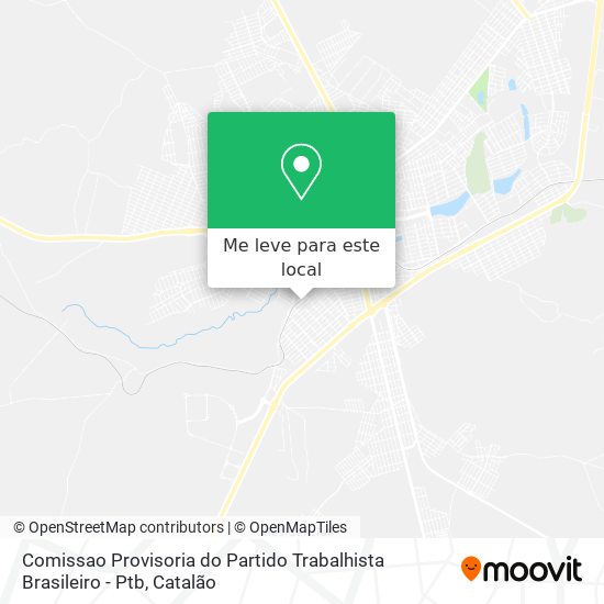 Comissao Provisoria do Partido Trabalhista Brasileiro - Ptb mapa