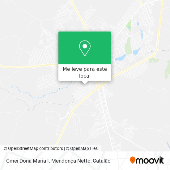 Cmei Dona Maria I. Mendonça Netto mapa