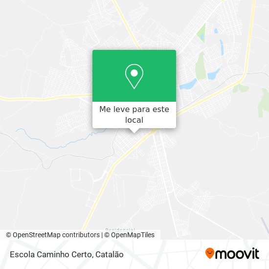 Escola Caminho Certo mapa