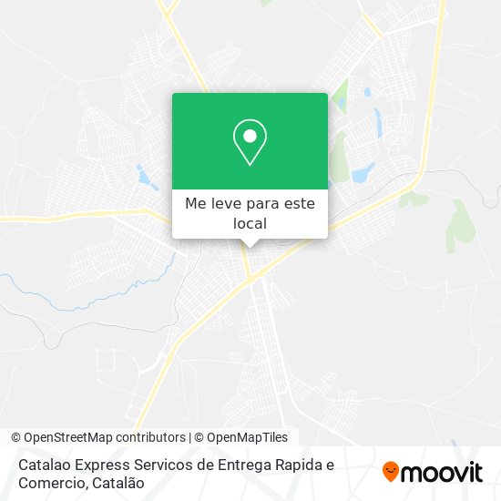 Catalao Express Servicos de Entrega Rapida e Comercio mapa