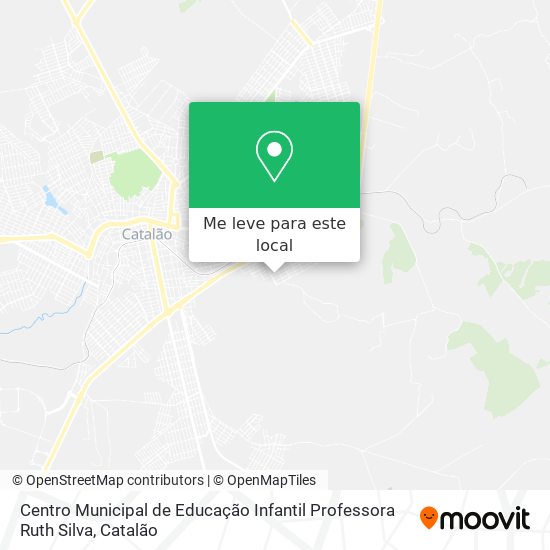 Centro Municipal de Educação Infantil Professora Ruth Silva mapa