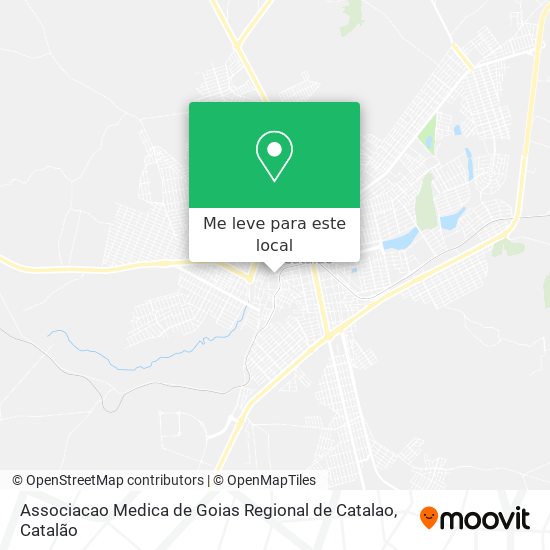 Associacao Medica de Goias Regional de Catalao mapa