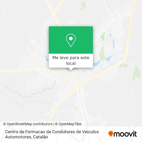 Centro de Formacao de Condutores de Veiculos Automotores mapa