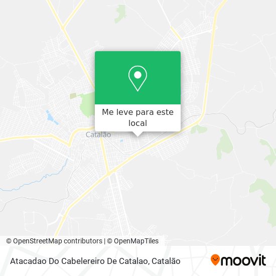 Atacadao Do Cabelereiro De Catalao mapa