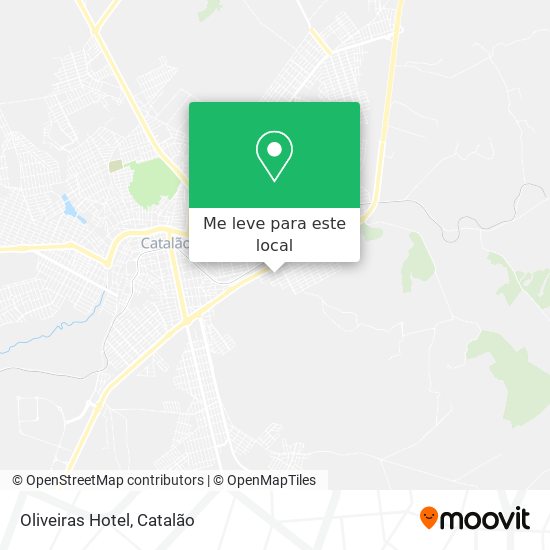 Oliveiras Hotel mapa