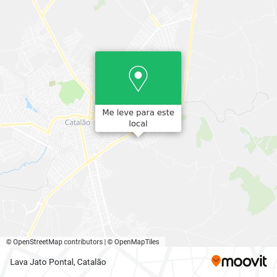 Lava Jato Pontal mapa