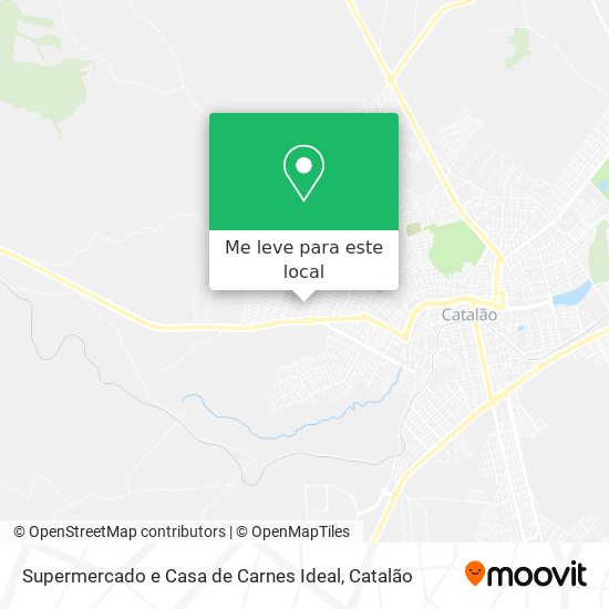 Supermercado e Casa de Carnes Ideal mapa