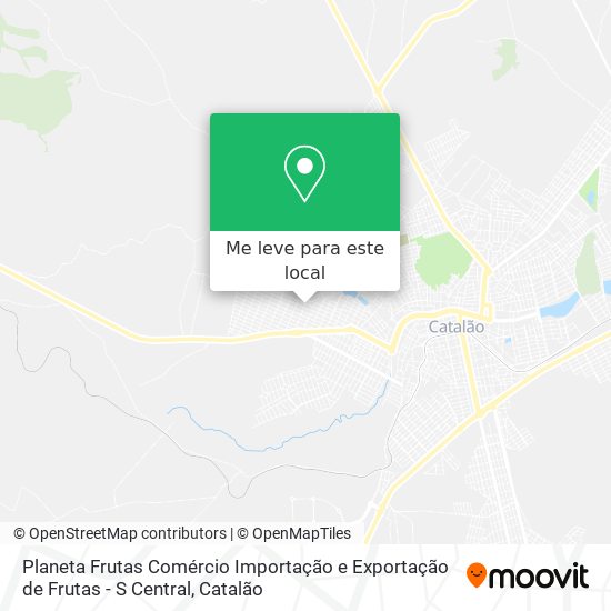 Planeta Frutas Comércio Importação e Exportação de Frutas - S Central mapa