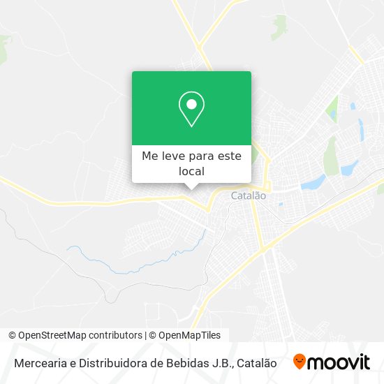 Mercearia e Distribuidora de Bebidas J.B. mapa