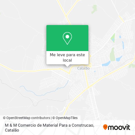M & M Comercio de Material Para a Construcao mapa