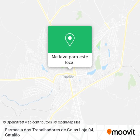 Farmacia dos Trabalhadores de Goias Loja 04 mapa