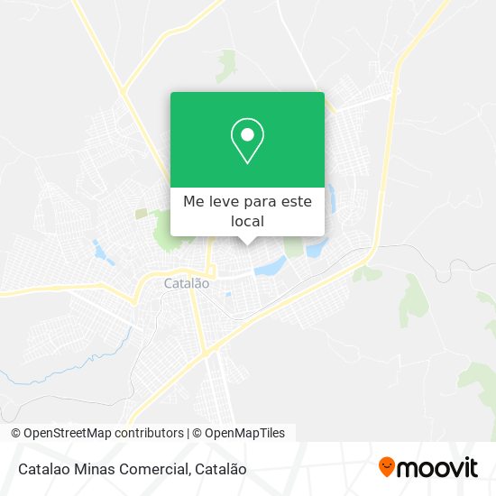 Catalao Minas Comercial mapa