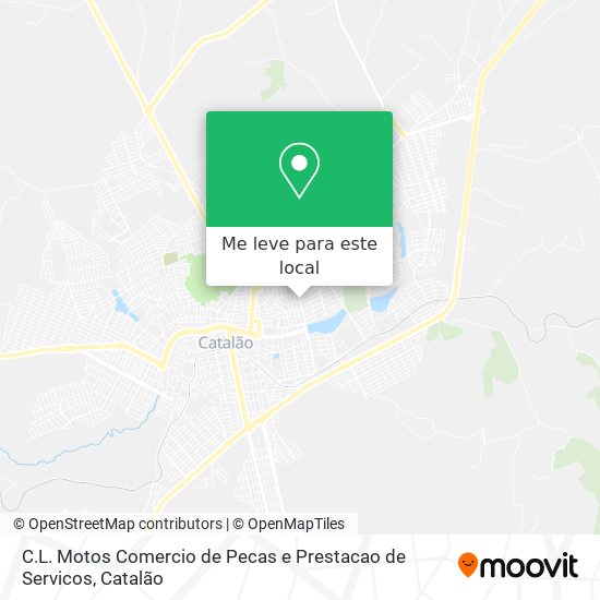 C.L. Motos Comercio de Pecas e Prestacao de Servicos mapa