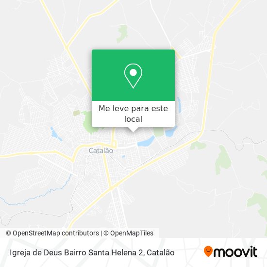 Igreja de Deus Bairro Santa Helena 2 mapa