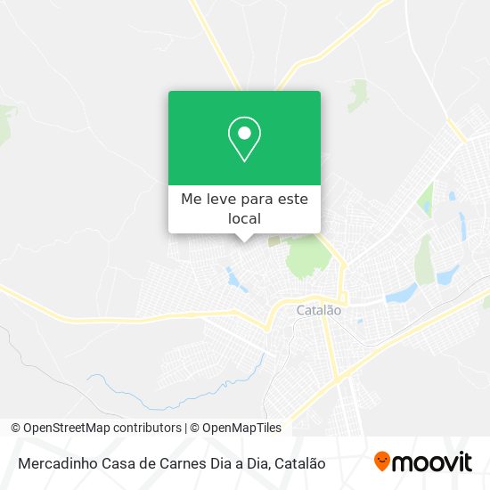 Mercadinho Casa de Carnes Dia a Dia mapa