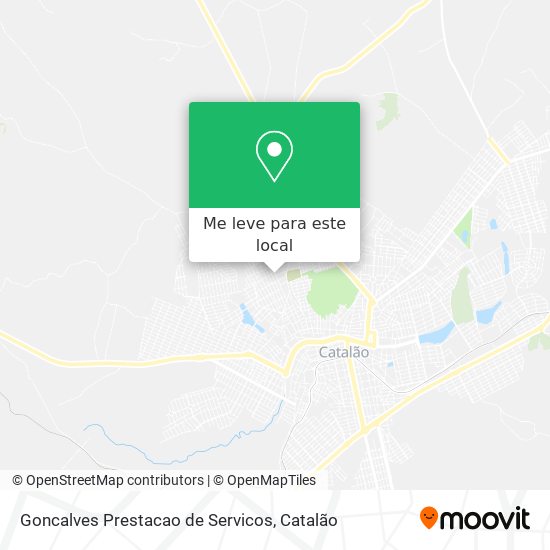 Goncalves Prestacao de Servicos mapa