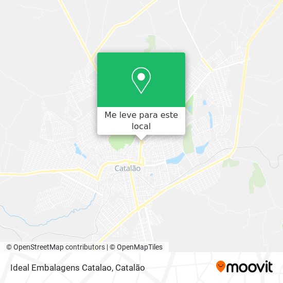 Ideal Embalagens Catalao mapa