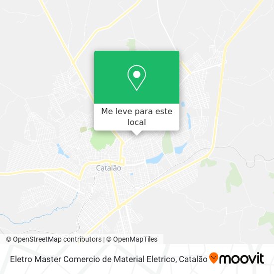 Eletro Master Comercio de Material Eletrico mapa