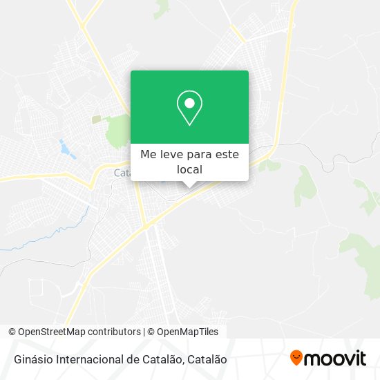 Ginásio Internacional de Catalão mapa