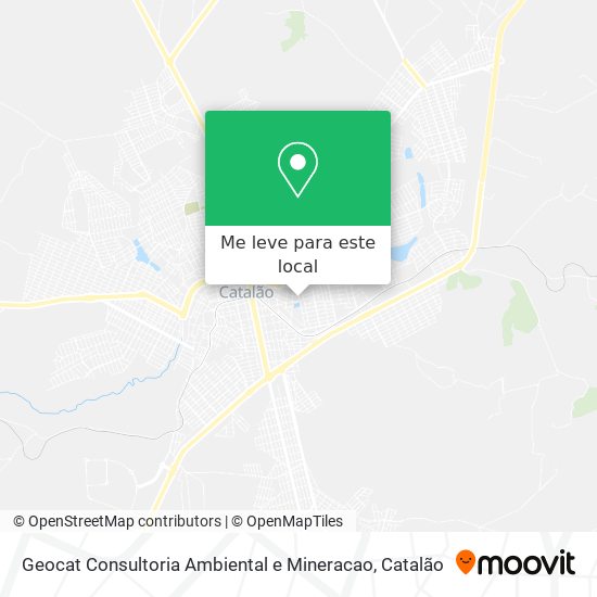 Geocat Consultoria Ambiental e Mineracao mapa