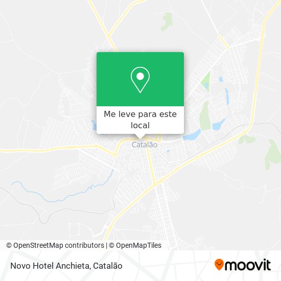 Novo Hotel Anchieta mapa