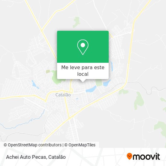 Achei Auto Pecas mapa