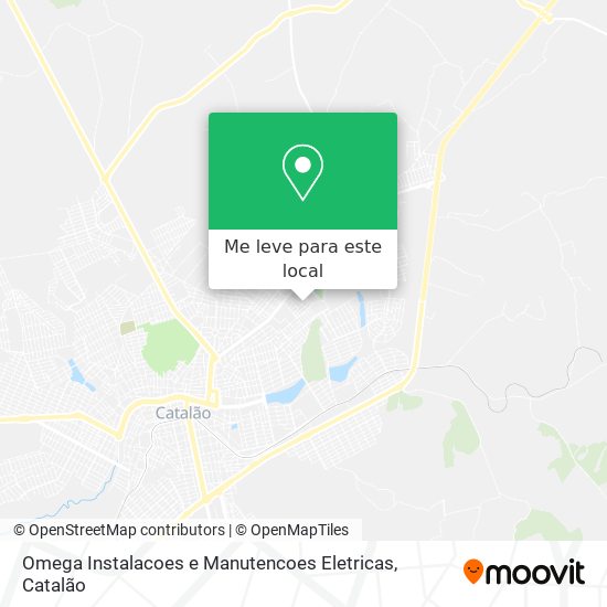 Omega Instalacoes e Manutencoes Eletricas mapa