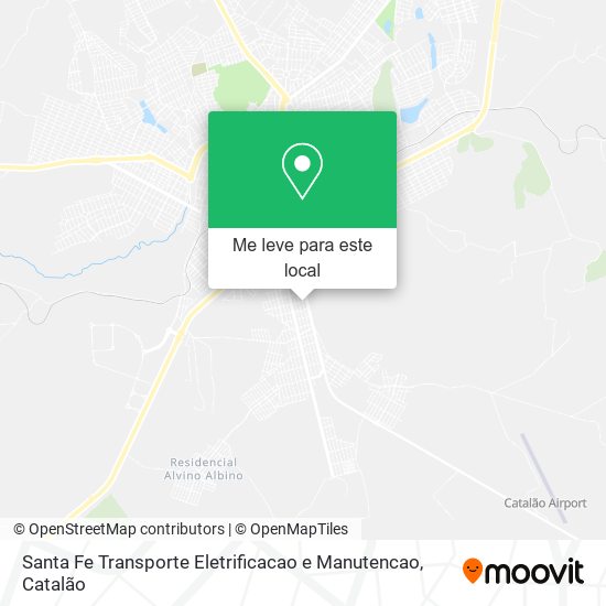 Santa Fe Transporte Eletrificacao e Manutencao mapa