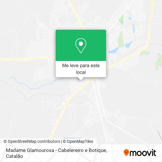 Madame Glamourosa - Cabelereiro e Botique mapa