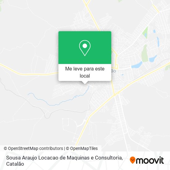 Sousa Araujo Locacao de Maquinas e Consultoria mapa