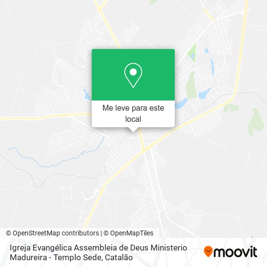 Igreja Evangélica Assembleia de Deus Ministerio Madureira - Templo Sede mapa