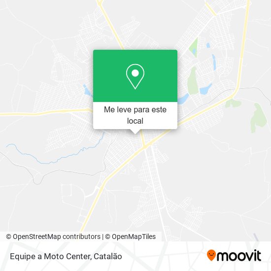 Equipe a Moto Center mapa