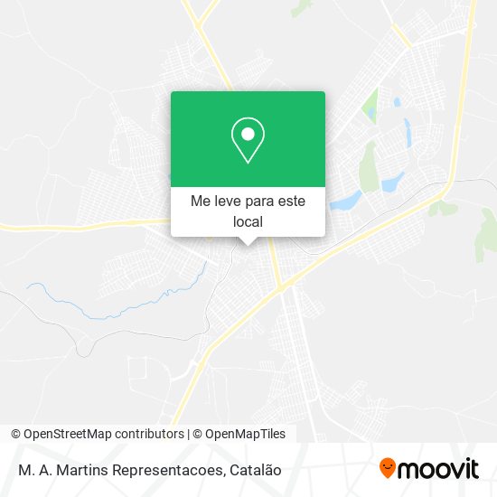 M. A. Martins Representacoes mapa