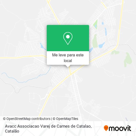 Avacc Associacao Varej de Carnes de Catalao mapa