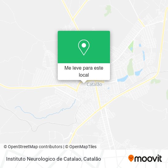 Instituto Neurologico de Catalao mapa