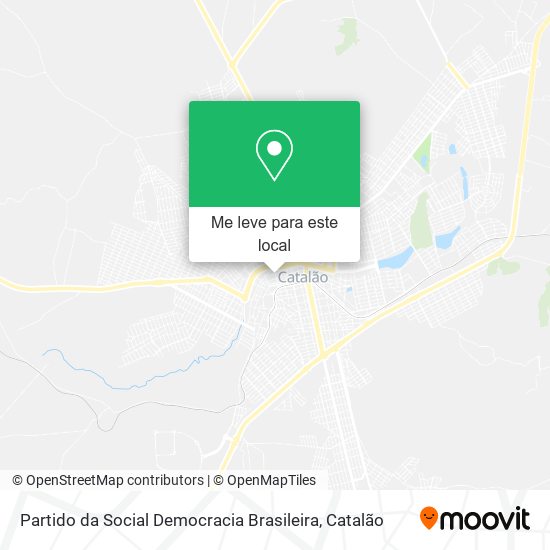Partido da Social Democracia Brasileira mapa
