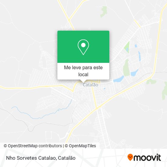 Nho Sorvetes Catalao mapa