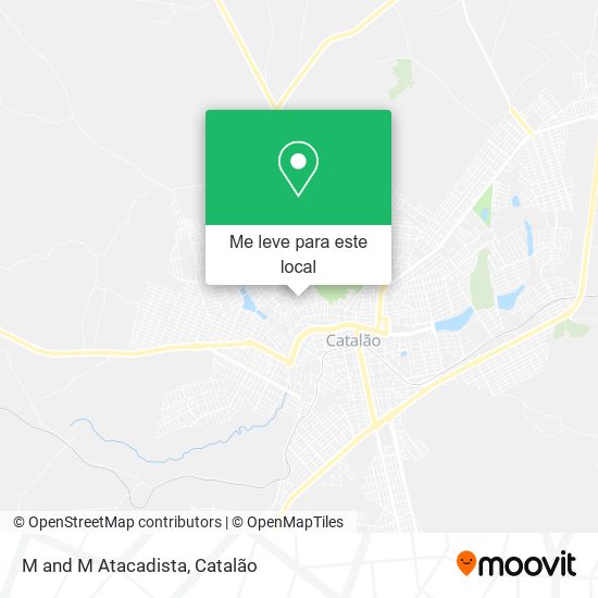 M and M Atacadista mapa