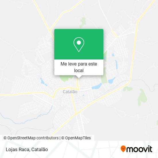 Lojas Raca mapa