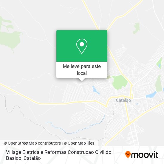 Village Eletrica e Reformas Construcao Civil do Basico mapa