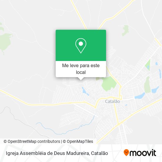Igreja Assembléia de Deus Madureira mapa