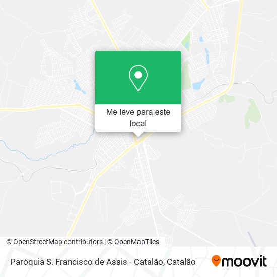 Paróquia S. Francisco de Assis - Catalão mapa