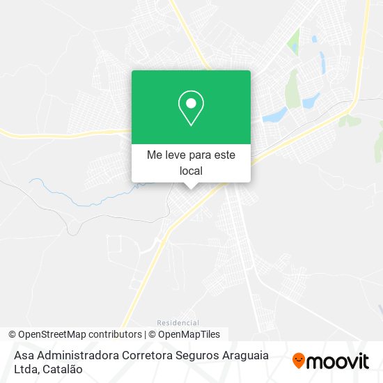 Asa Administradora Corretora Seguros Araguaia Ltda mapa