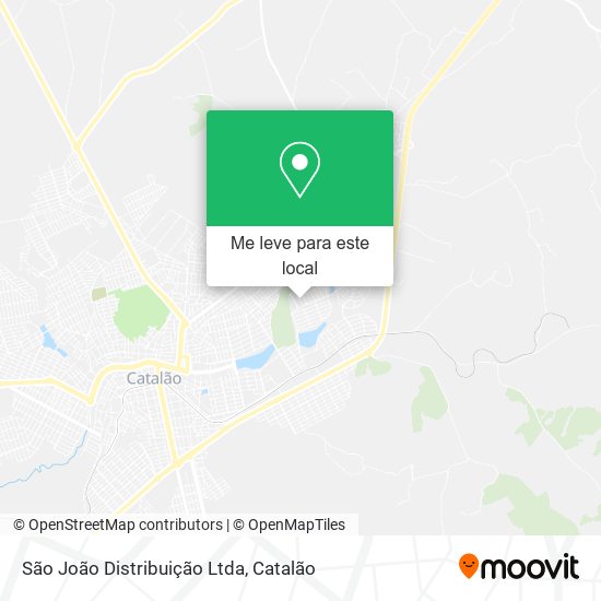 São João Distribuição Ltda mapa
