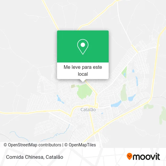 Comida Chinesa mapa