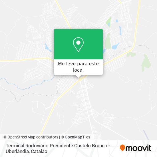 Terminal Rodoviário Presidente Castelo Branco - Uberlândia mapa