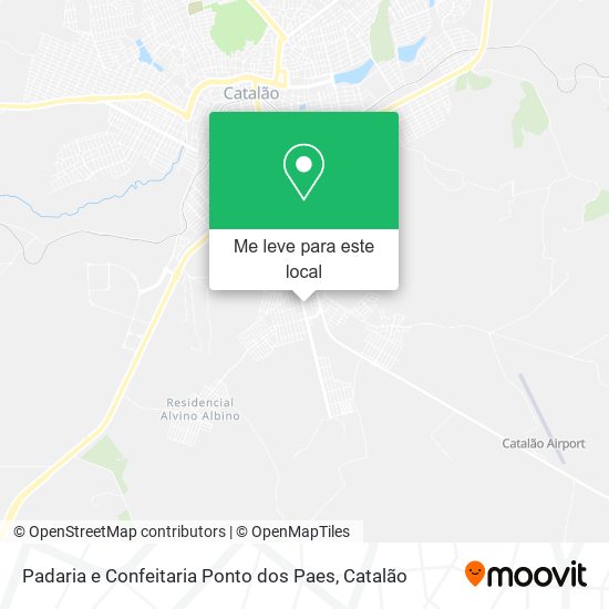 Padaria e Confeitaria Ponto dos Paes mapa