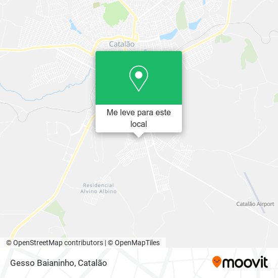 Gesso Baianinho mapa