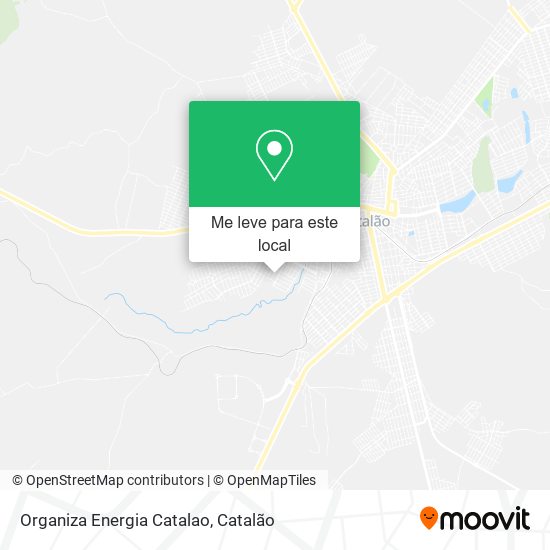 Organiza Energia Catalao mapa