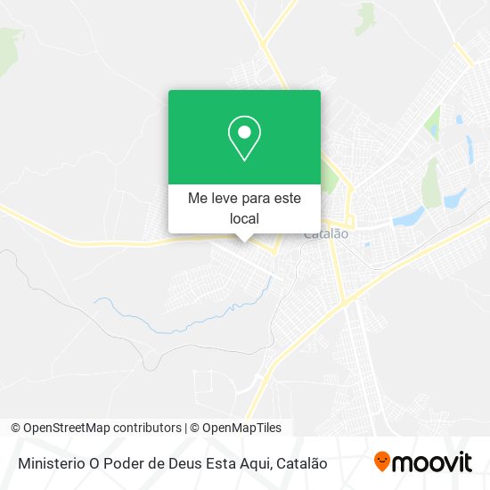 Ministerio O Poder de Deus Esta Aqui mapa